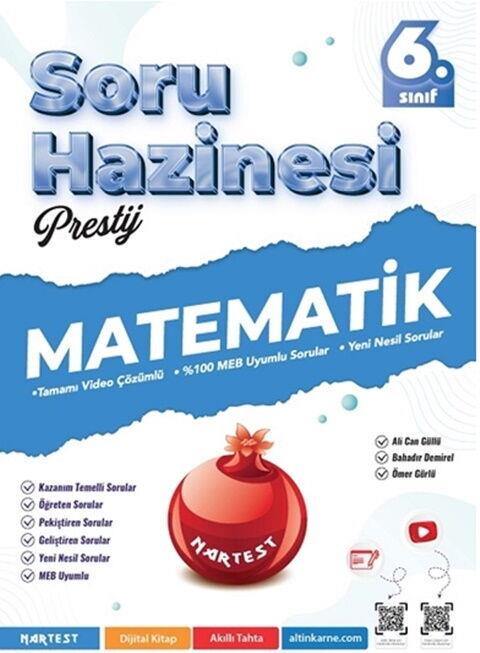 Nartest Yayınları 6. Sınıf Matematik Prestij Soru Hazinesi