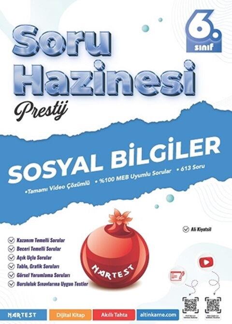 Nartest Yayınları 6. Sınıf Sosyal Bilgiler Prestij Soru Hazinesi