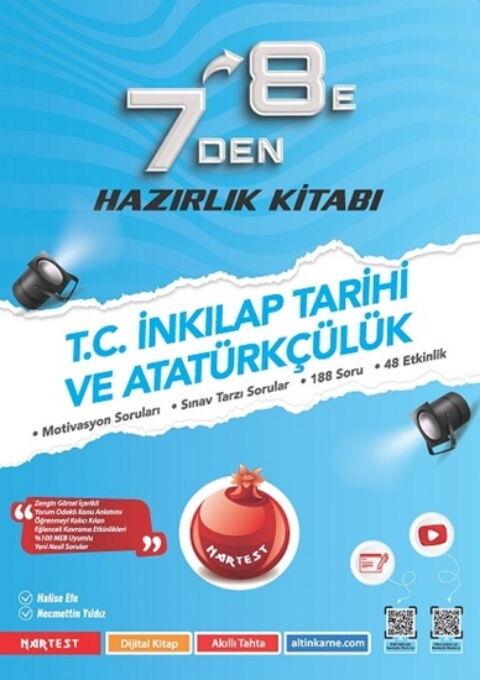 Nartest Yayınları 7 den 8 e T.C. İnkılap Tarihi Ve Atatürkçülük Hazırlık Kitabı