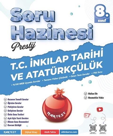 Nartest Yayınları 8. Sınıf T.C. İnkılap Tarihi Ve Atatürkçülük Prestij Soru Hazinesi