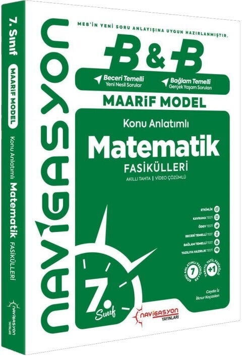 Navigasyon Yayınları 7. Sınıf Matematik Maarif Model Konu Anlatımlı Fasikül