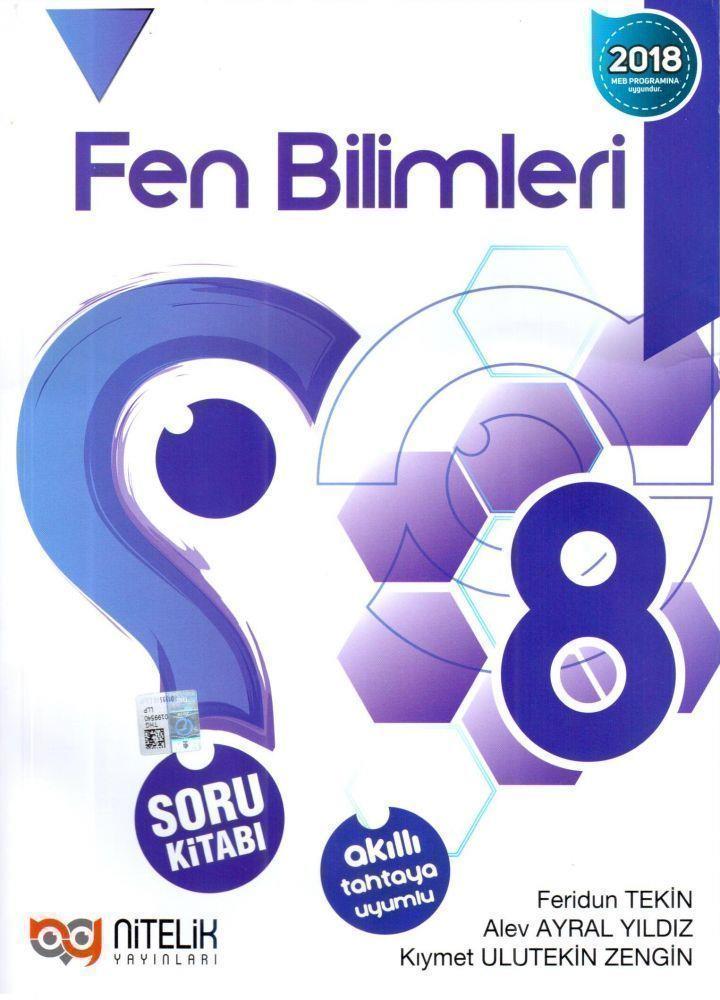 Nitelik Yayınları 8. Sınıf Fen Bilimleri Soru Kitabı
