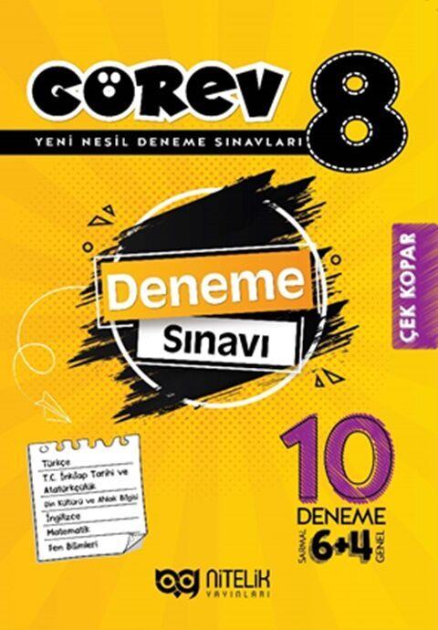 Nitelik Yayınları 8. Sınıf Görev 10 Deneme