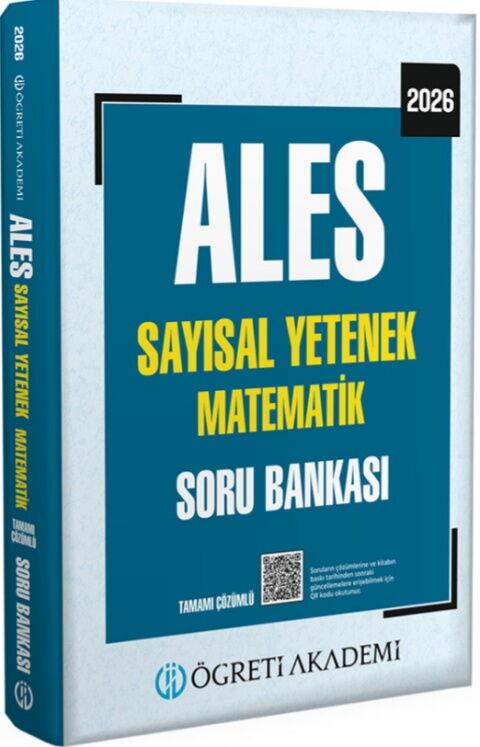 Öğreti Akademi 2026 ALES Sayısal Yetenek Matematik Tamamı Çözümlü Soru Bankası