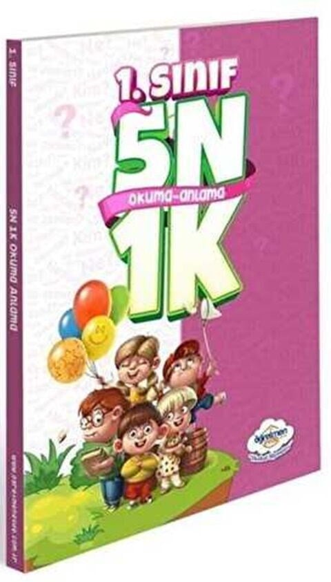 Öğretmen Evde Yayınları 5N1K 1. Sınıf Okuma Anlama Kitabı