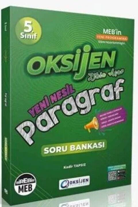 Oksijen Yayınları 5. Sınıf Paragraf Oksijen Soru Bankası
