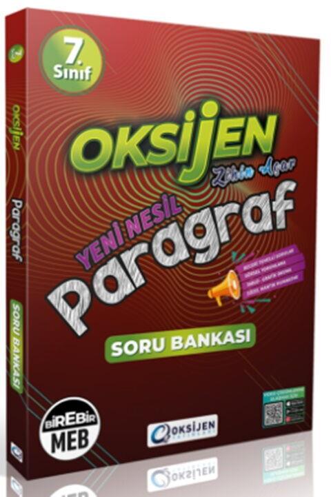 Oksijen Yayınları 7. Sınıf Paragraf Oksijen Soru Bankası