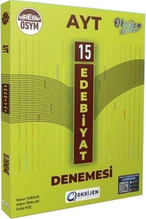 Oksijen Yayınları AYT Edebiyat 15 Branş Denemesi
