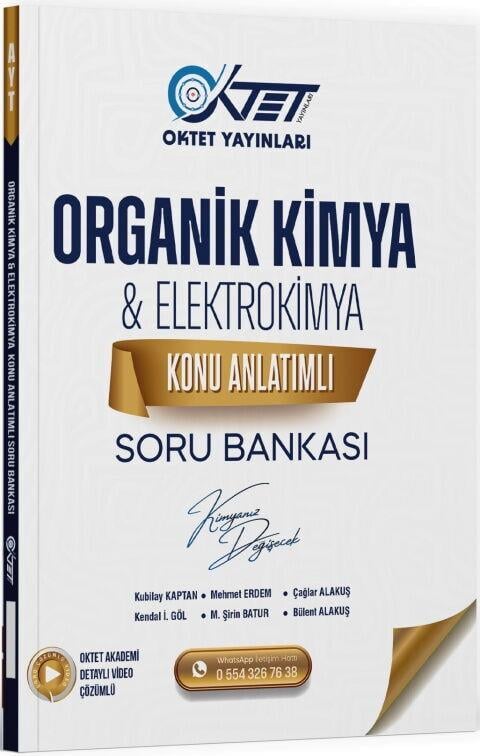 Oktet Yayınları AYT Organik Kimya Elektrokimya Konu Anlatımlı Soru Bankası