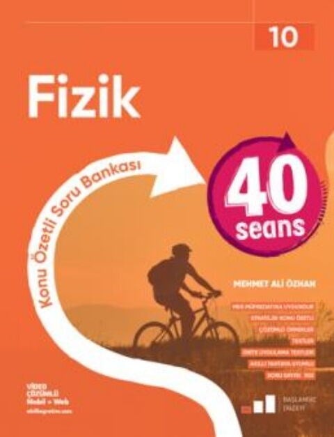 Okyanus Yayınları 10. Sınıf 40 Seansta Fizik Konu Özetli Soru Bankası