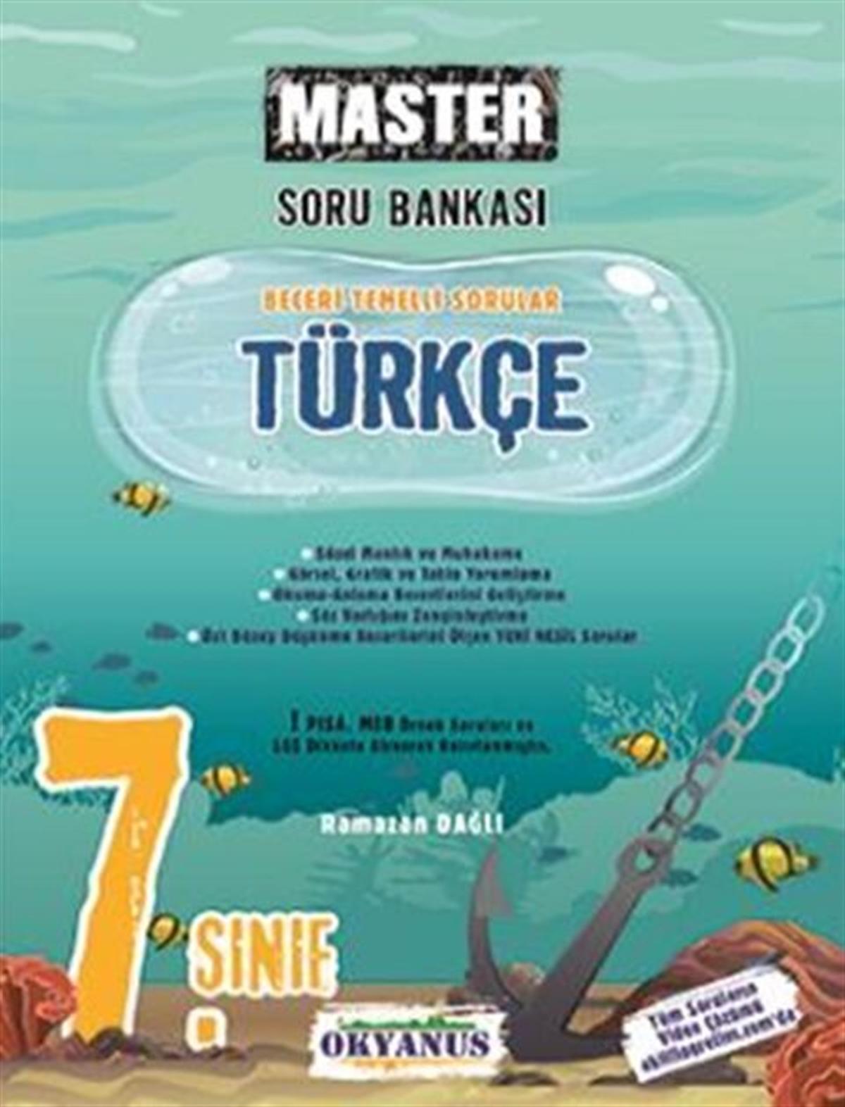 Okyanus Yayınları 7. Sınıf Master Türkçe Soru Bankası
