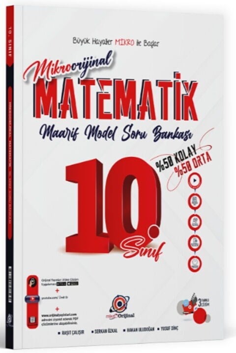 Orijinal Mikro 10. Sınıf Matematik Maarif Model Soru Bankası