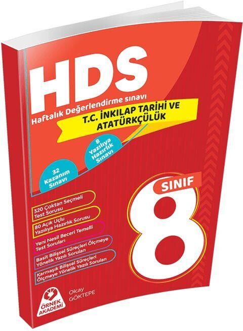 Örnek Akademi 8. Sınıf Sosyal Bilgiler Haftalık Değerlendirme Sınavı HDS