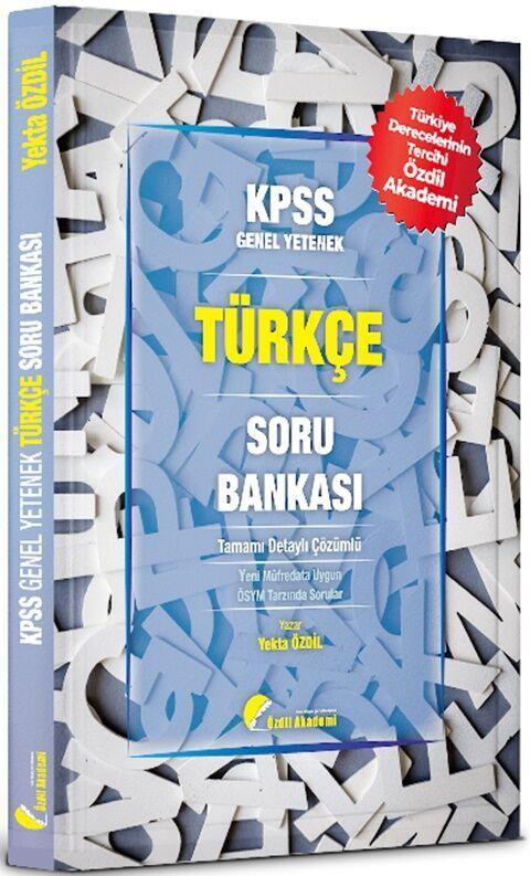 Özdil Akademi KPSS Türkçe Soru Bankası Çözümlü