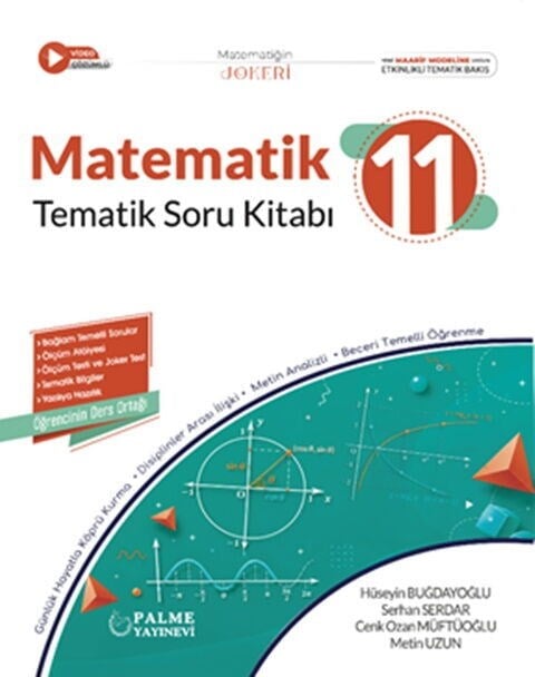 Palme Yayınları 11. Sınıf Matematik Joker Tematik Soru Kitabı