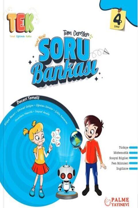 Palme Yayınları 4. Sınıf Tüm Dersler Yeni Nesil Soru Bankası