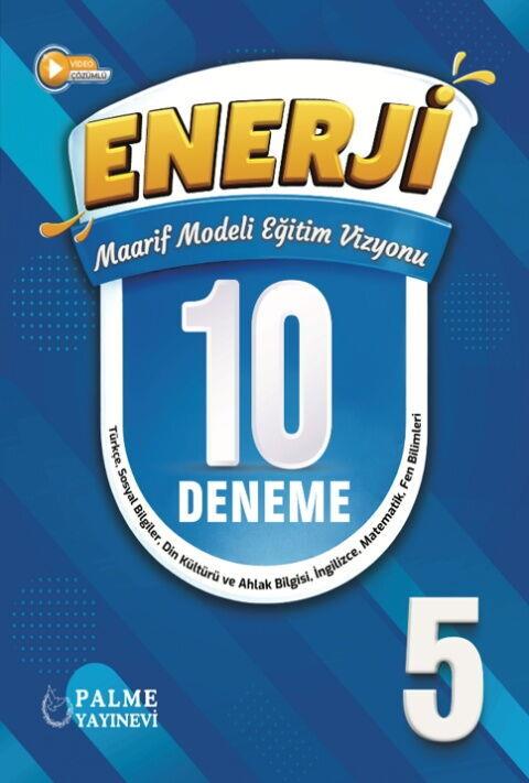 Palme Yayınları 5. Sınıf Enerji Tüm Dersler Maarif Modeli Eğitim Vizyonu 10 Deneme