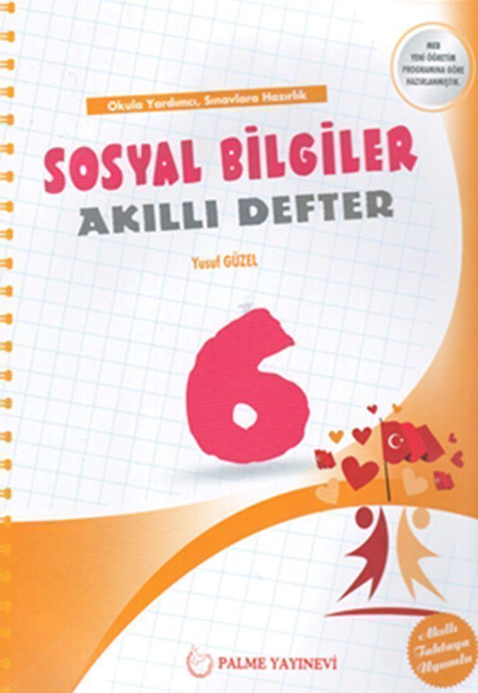 Palme Yayınları 6. Sınıf Sosyal Bilgiler Akıllı Defter