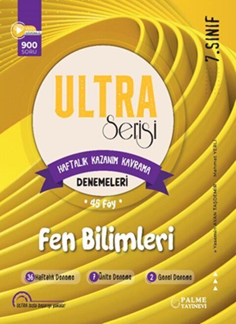 Palme Yayınları 7. Sınıf Fen Bilimleri Ultra Haftalık Kazanım Kavrama 45 Deneme