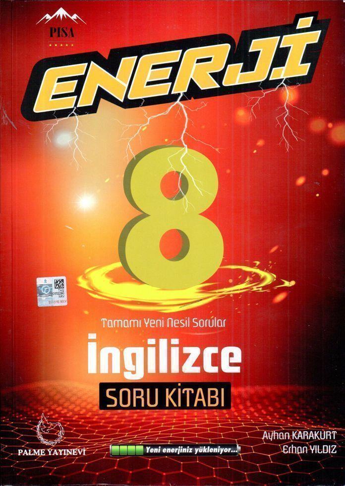 Palme Yayınları 8. Sınıf İngilizce Enerji Soru Kitabı