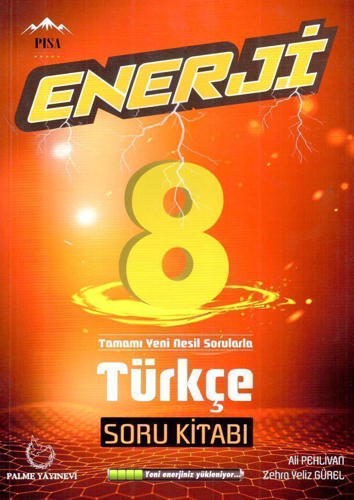 Palme Yayınları 8. Sınıf Türkçe Enerji Soru Kitabı