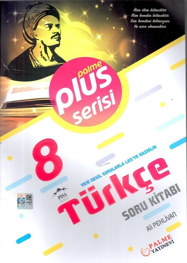 Palme Yayınları 8. Sınıf Türkçe Plus Serisi Soru Kitabı
