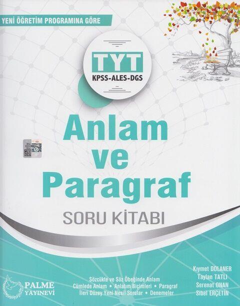 Palme Yayınları TYT AYT KPSS ALES DGS Anlam ve Paragraf Soru Kitabı