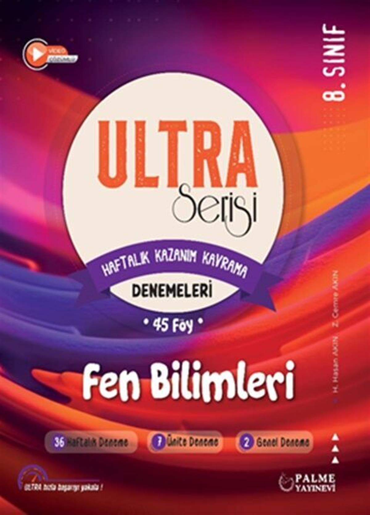 Palme Yayınları 8. Sınıf LGS Fen Bilimleri Ultra Serisi Denemeleri