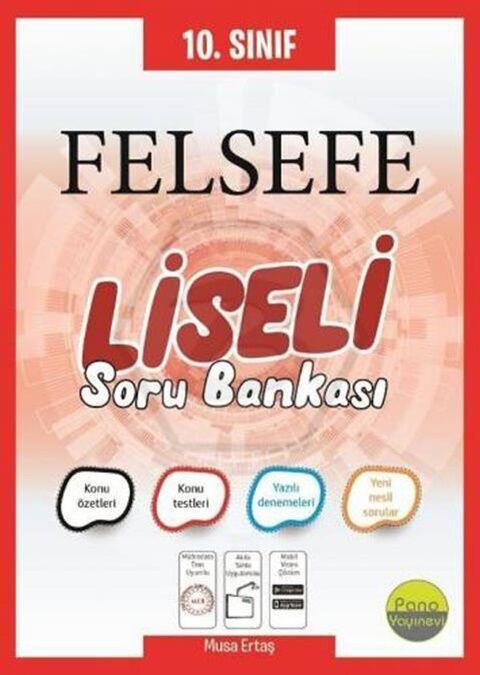 Pano Yayınları 10. Sınıf Felsefe Liseli Soru Bankası