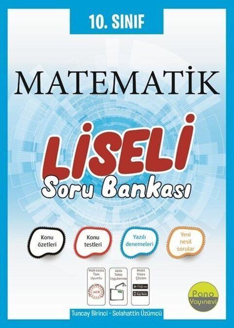 Pano Yayınları 10. Sınıf Matematik Liseli Soru Bankası