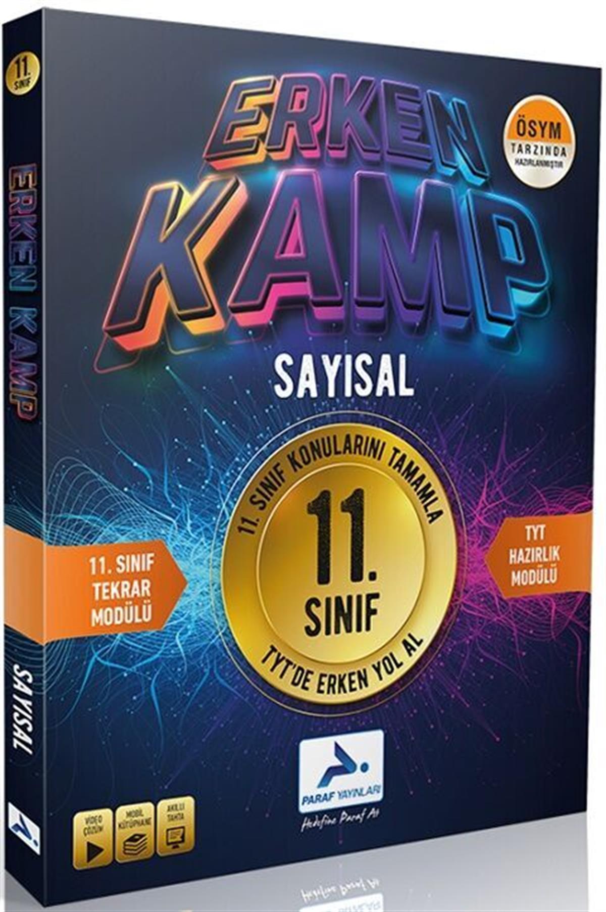 Paraf Yayınları 11. Sınıf Sayısal Erken Kamp Tekrar Modülü