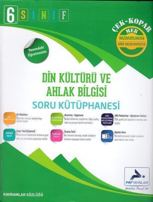 Paraf Yayınları 6. Sınıf Din Kültürü ve Ahlak Bilgisi Soru Kütüphanesi