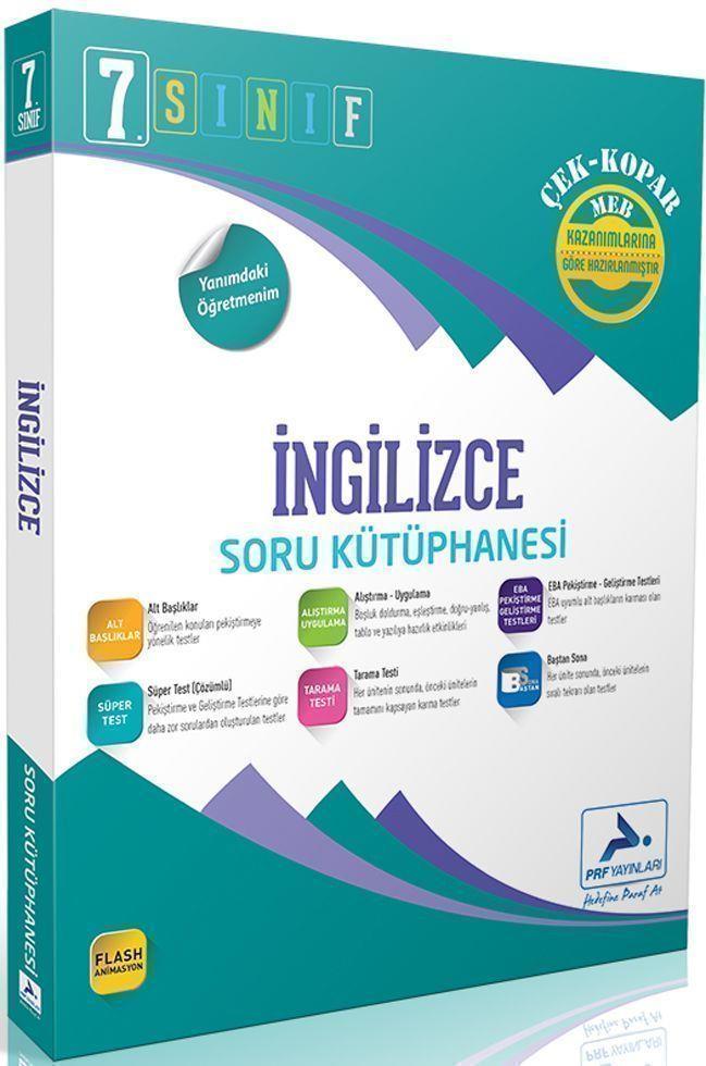 Paraf Yayınları 7. Sınıf İngilizce Soru Kütüphanesi