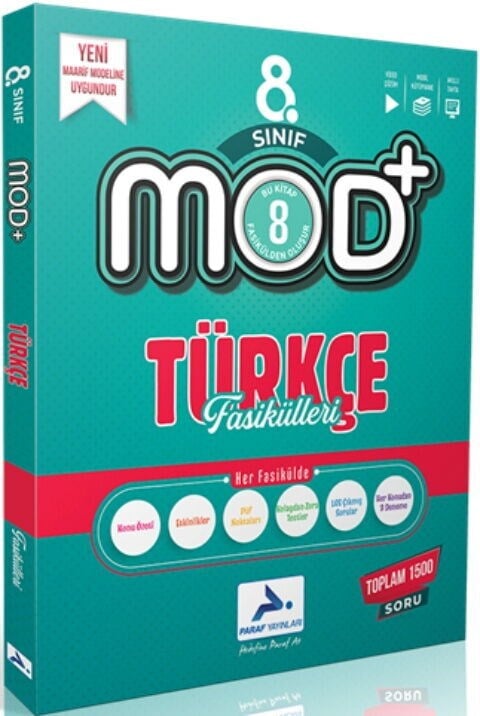 Paraf Yayınları 8. Sınıf Türkçe MOD Konu Anlatım Fasikülleri
