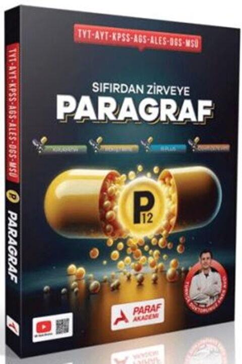 Paraf Yayınları TYT AYT KPSS AGS ALES DGS MSÜ P12 Sıfırdan Zirveye Paragraf Soru Bankası