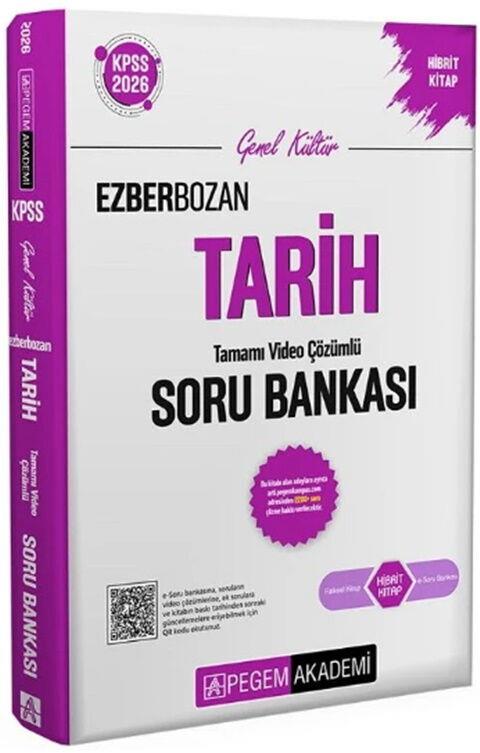 Pegem Akademi 2026 KPSS Tarih Ezberbozan Soru Bankası