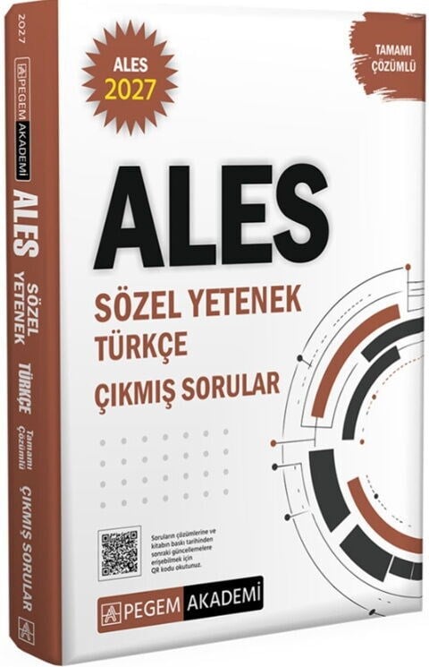 Pegem Akademi 2027 ALES Sözel Yetenek Türkçe Tamamı Çözümlü Çıkmış Sorular