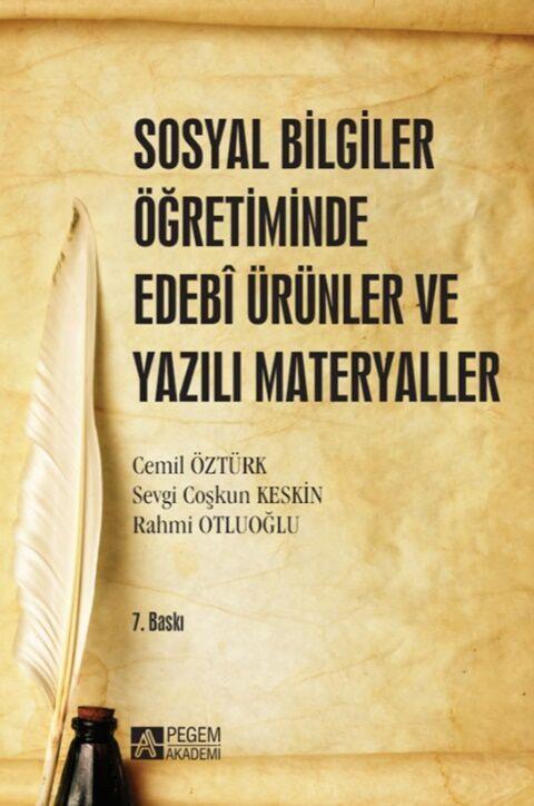 Pegem Akademi Sosyal Bilgiler Öğretiminde Edebi Ürünler ve Yazılı Materyaller