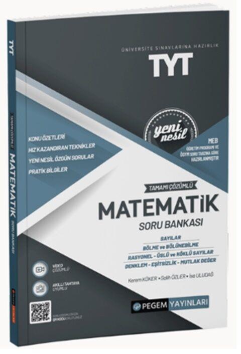 Pegem Yayınları  TYT Matematik Yeni Nesil Soru Bankası