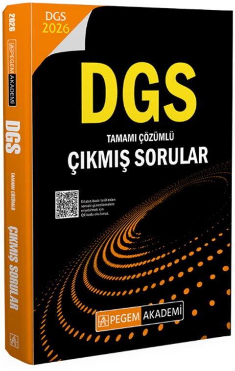 Pegem Yayınları 2026 DGS Çıkmış Sorular Tamamı Çözümlü