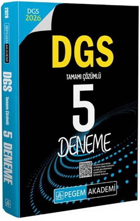 Pegem Yayınları 2026 DGS Tamamı Çözümlü 5 Deneme