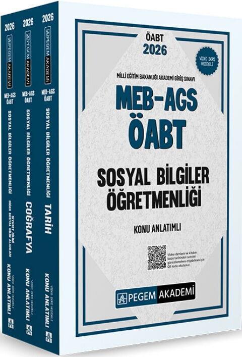 Pegem Yayınları 2026 MEB AGS ÖABT Sosyal Bilgiler Öğretmenliği Konu Anlatımlı