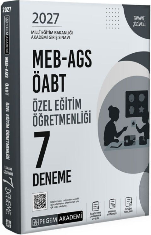 Pegem Yayınları 2027 MEB AGS ÖABT Özel Eğitim Öğretmenliği 7 Deneme
