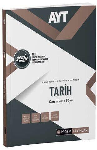Pegem Yayınları AYT Tarih Ders İşleme Föyü