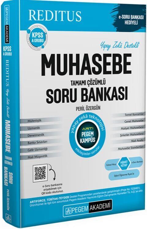 Pegem Yayınları KPSS A Grubu Redıtus Muhasebe Tamamı Çözümlü Soru Bankası