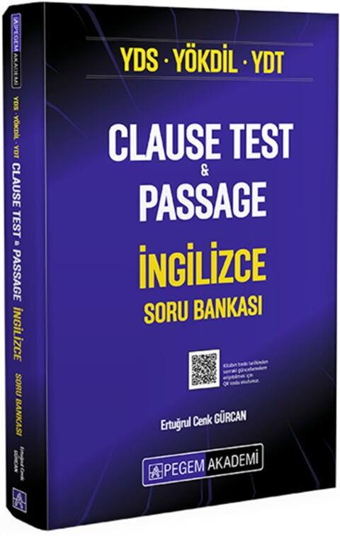 Pegem Yayınları YDS YÖKDİL YDT Clause Test Passage İngilizce Soru Bankası