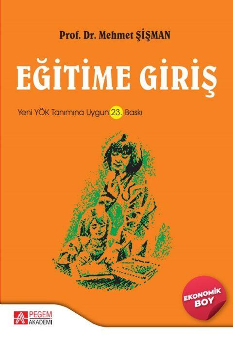 Pegem Yayınları Eğitime Giriş Ekonomik Boy Mehmet Şişman