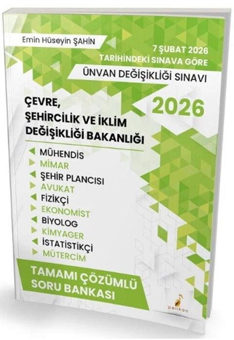 Pelikan 2026 GYS ÜDS Çevre Şehircilik ve İklim Değişikliği Bakanlığı Soru Bankası