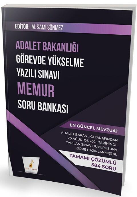 Pelikan Yayınları GYS Adalet Bakanlığı Görevde Yükselme Yazılı Sınavı Memur Soru Bankası
