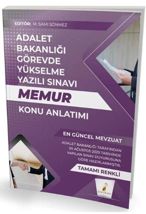 Pelikan Yayınları GYS Adalet Bakanlığı Memur Konu Anlatımı